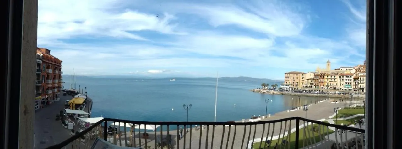 Вилла Ampio Monolocale Con Balcone Fronte Mare Порто Санто Стефано Дом отдыха